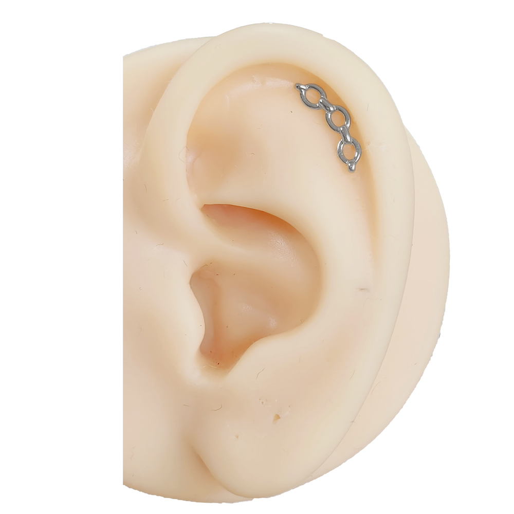 ASTM F-136 Titanium Labret Pie - Body Jewelry Threadless 评论和价格